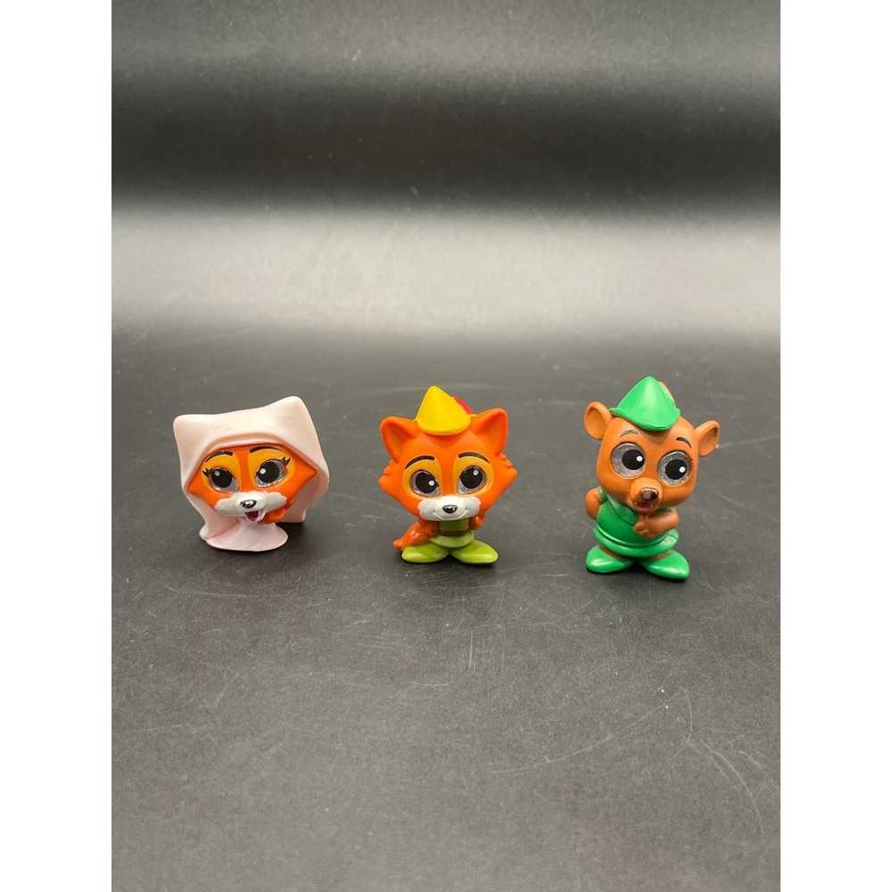 Disney Doorables Series 7 Robin Hood Maid Marian Little John Mini Figures Set